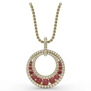 Clearance Fana Always and Forever Ruby Pendant