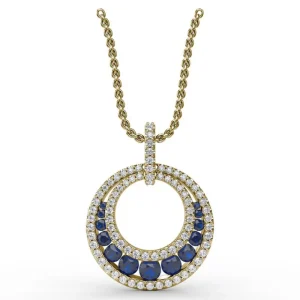 Online Fana Always and Forever Sapphire Pendant