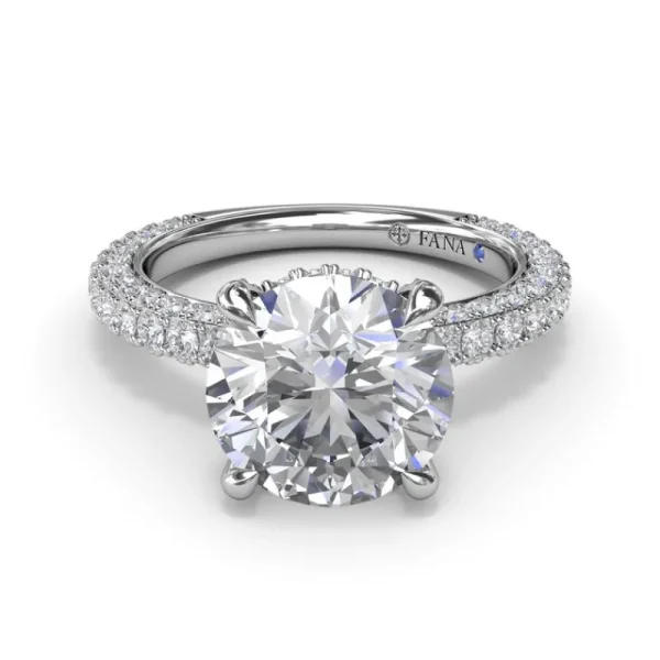 Fashion Fana Angelic Solitaire Diamond Engagement Ring