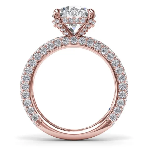 Fashion Fana Angelic Solitaire Diamond Engagement Ring