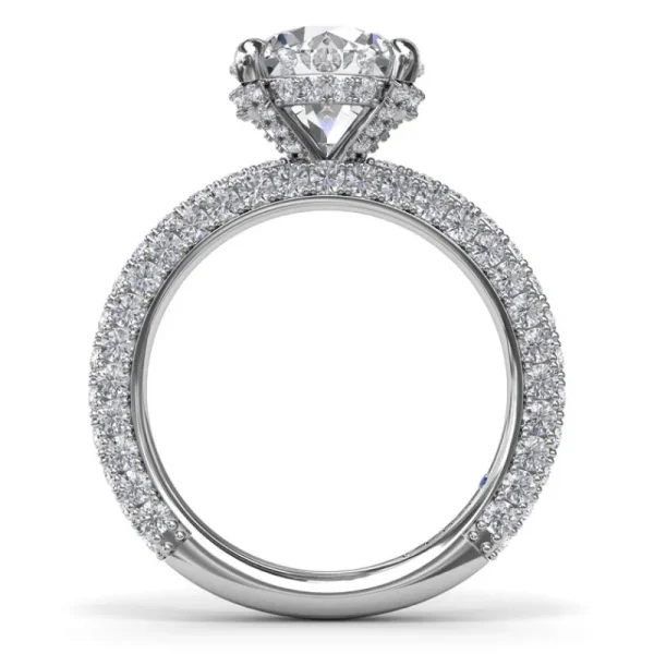 Fashion Fana Angelic Solitaire Diamond Engagement Ring