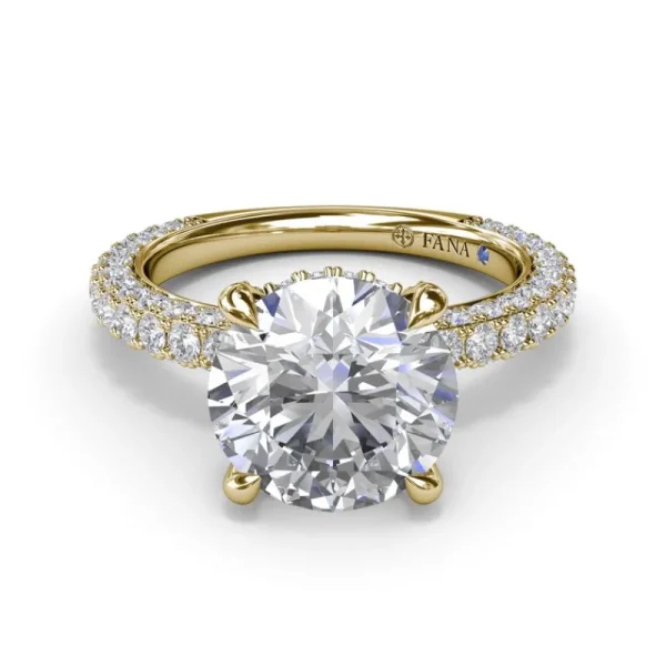 Fashion Fana Angelic Solitaire Diamond Engagement Ring