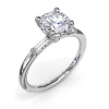 New Fana Baguette Diamond Engagement Ring