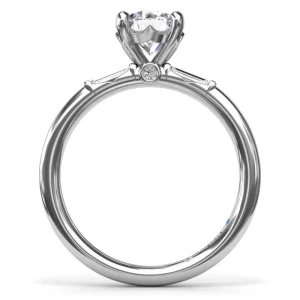 New Fana Baguette Diamond Engagement Ring