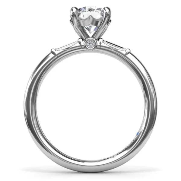 New Fana Baguette Diamond Engagement Ring