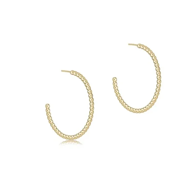 New ENewton Design Beaded Classic Post Hoop
