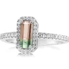 Hot Parlu00e9 Bi-Color Tourmaline & Diamond Ring