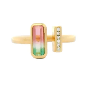 Online Parlu00e9 Bi-Color Tourmaline Ring