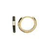 Online Kelley Collection Black Enamel Diamond Earrings