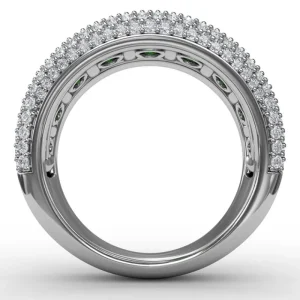 Best Fana Bold and Beautiful Emerald and Diamond Ring