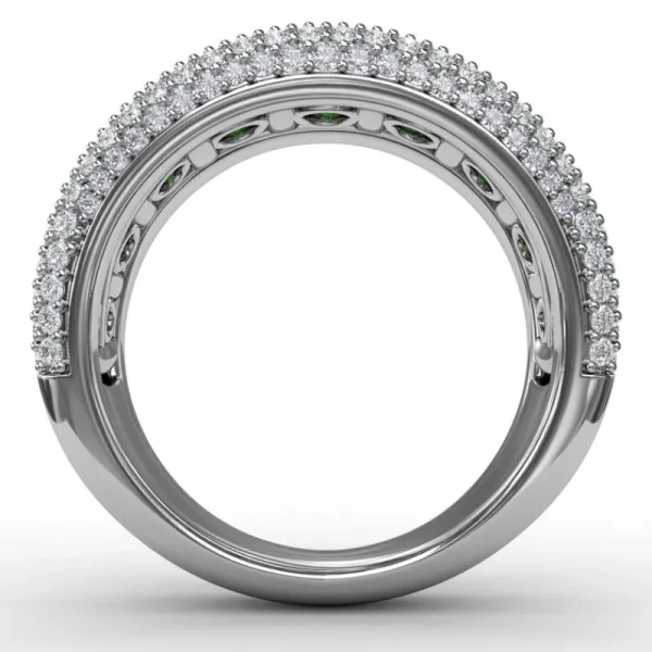 Best Fana Bold and Beautiful Emerald and Diamond Ring