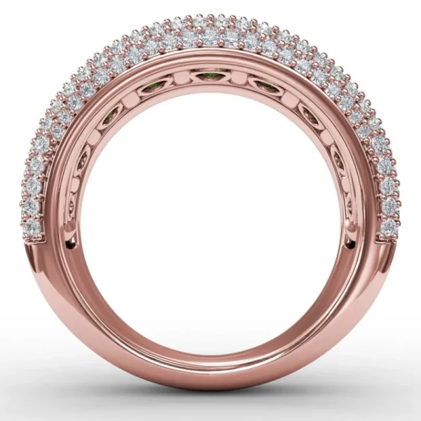 Best Fana Bold and Beautiful Emerald and Diamond Ring