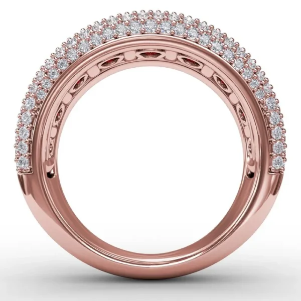 Hot Fana Bold and Beautiful Ruby and Diamond Ring