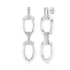 Discount Kelley Collection Bold Open Link Diamond Earrings