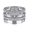 Clearance Gabriel & Co Bujukan White Sapphire Ring