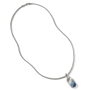 Best John Hardy Carved Chain Inlay Pendant Necklace
