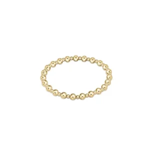 Hot ENewton Design Classic Gold Grateful Pattern Bead Bracelet
