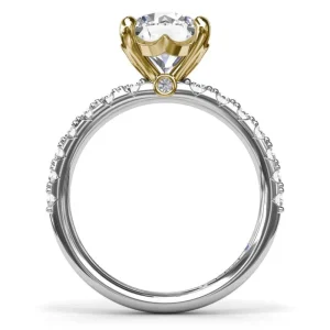 New Fana Classic Round Diamond Engagement Ring