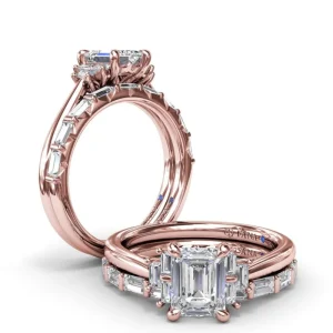 Online Fana Cluster Diamond Engagement Ring