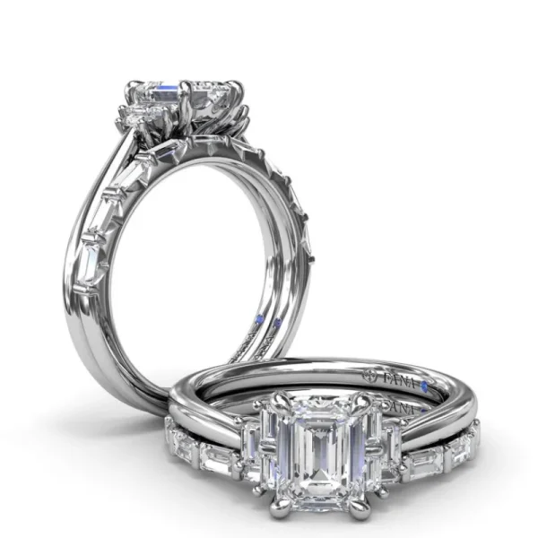 Online Fana Cluster Diamond Engagement Ring