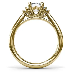 Online Fana Cluster Diamond Engagement Ring