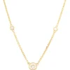 Fashion Kelley Collection Diamond Bezel Necklace
