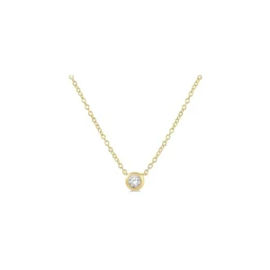 Clearance Kelley Collection Diamond Bezel Pendant