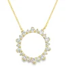 Outlet Kelley Collection Diamond Circle Necklace