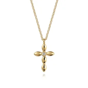 Outlet Gabriel & Co Diamond Cross Pendant
