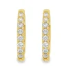 Clearance Kelley Collection Diamond Hoop Earrings