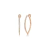 Discount Shy Creation Diamond Hoop Earrings