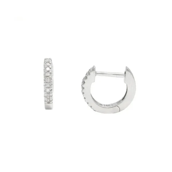 Outlet Kelley Collection Diamond Mini Hoops