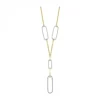 Clearance Kelley Collection Diamond Paperclip Necklace