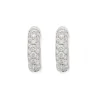 Online Kelley Collection Diamond Pave Huggie Earrings