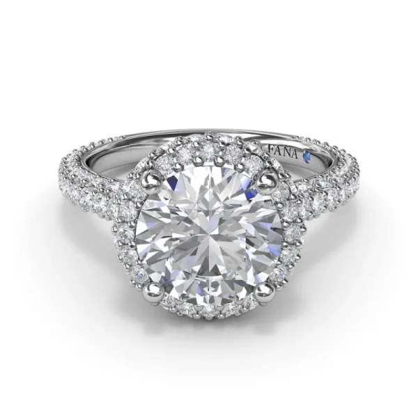 Hot Fana Diamonds Galore Halo Engagement Ring