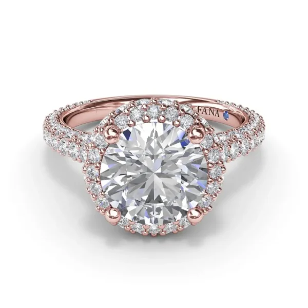 Hot Fana Diamonds Galore Halo Engagement Ring