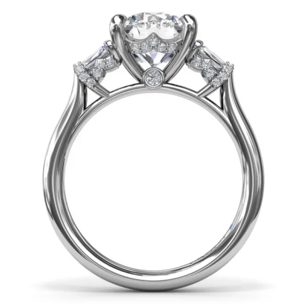 Sale Fana Double Baguette Diamond Engagement Ring