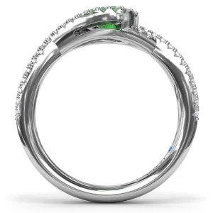 Discount Fana East-to-West Oval Emerald Ring