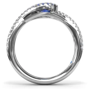 Discount Fana East-to-West Oval Sapphire Ring