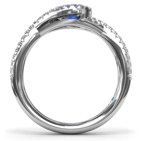 Discount Fana East-to-West Oval Sapphire Ring