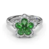 Clearance Fana Emerald Magnolia Ring