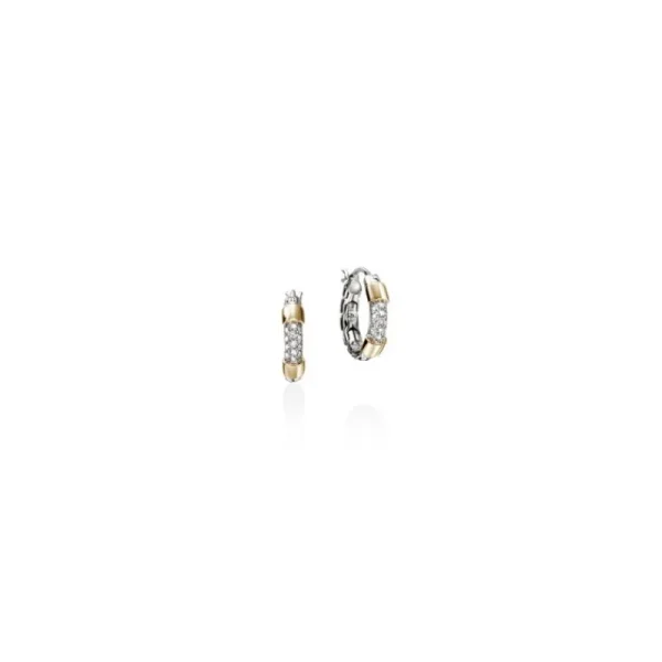 Online John Hardy Essentials Diamond Pave Hoop Earrings