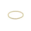 Fashion ENewton Design Extends Classic Gold 4 mm Bead Bracelet