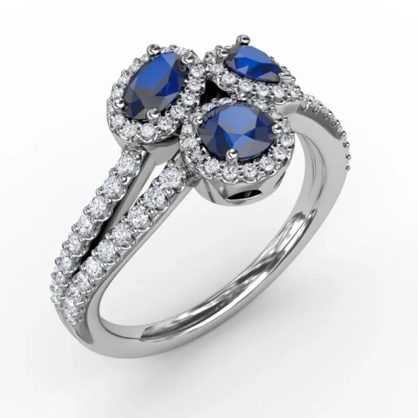 Discount Fana Feel The Elegance Sapphire and Diamond Ring