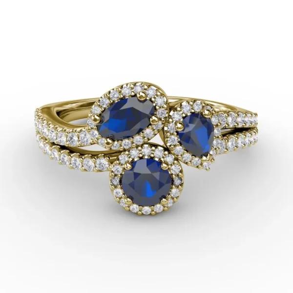 Discount Fana Feel The Elegance Sapphire and Diamond Ring