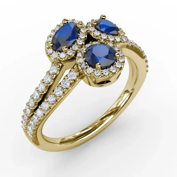 Discount Fana Feel The Elegance Sapphire and Diamond Ring