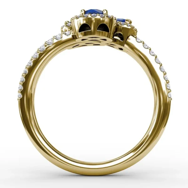 Discount Fana Feel The Elegance Sapphire and Diamond Ring