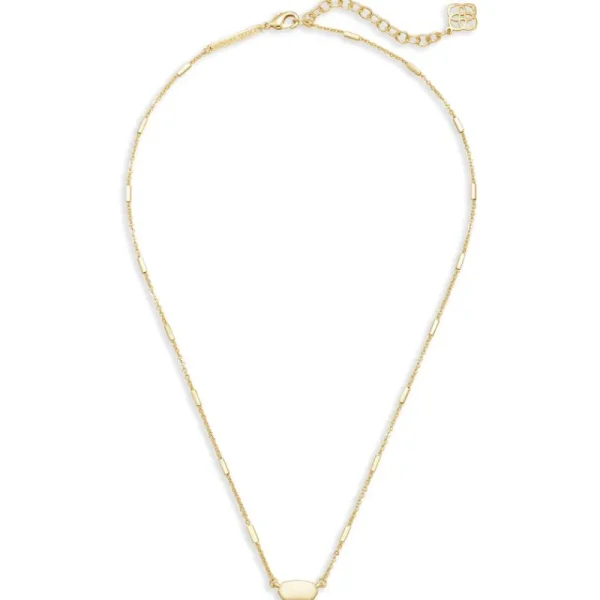 Clearance Kendra Scott Fern Necklace in Gold Metal