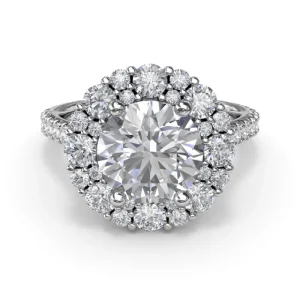 Outlet Fana Floral Cluster Diamond Engagement Ring