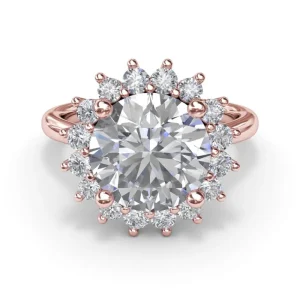 Sale Fana Floral Diamond Engagement Ring